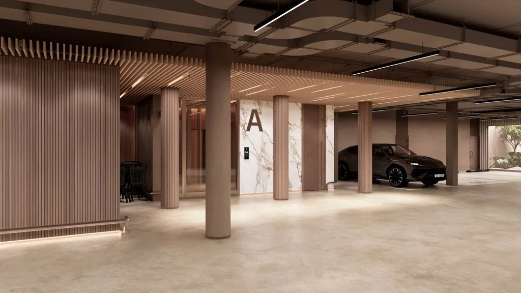 Garage - Luxury Penthouse with Mountain View in Estepona