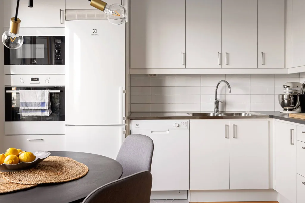 Cuisine - Apartment with Balcony in Arenastaden