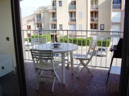 Balcon - Appartement T2 Cabine avec Parking à Proximité de la Plage