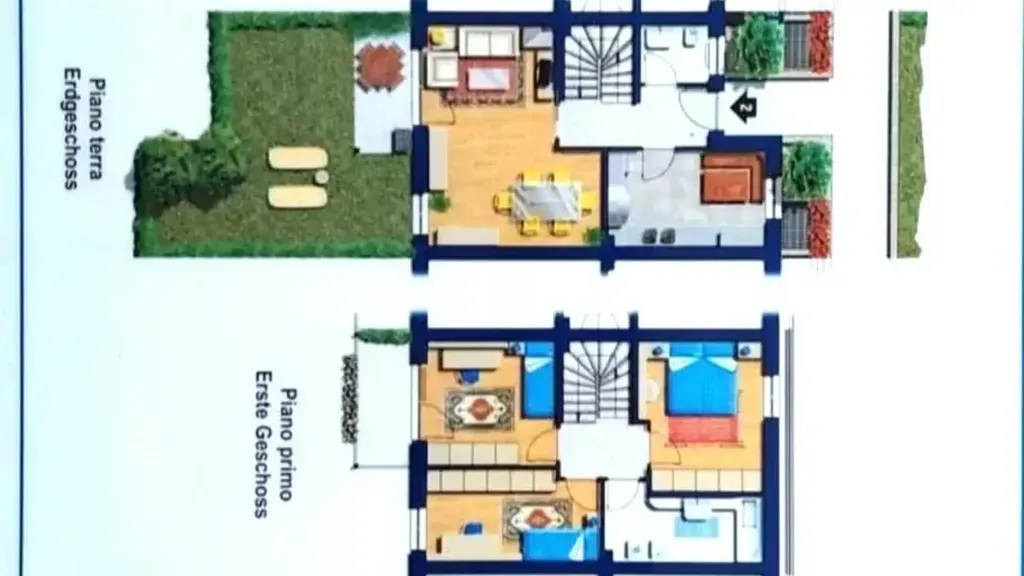 Plan - Villa with Garden in Cortaccia
