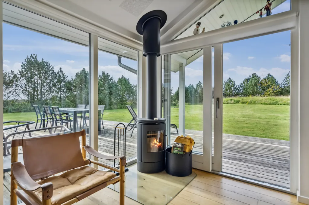 Living Room - Summerhouse with Wellness Area in Ringkøbing