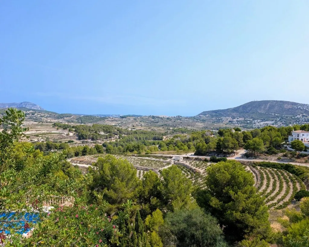 Garden - Traditional Villa with Sea View in Benimeit, Moraira