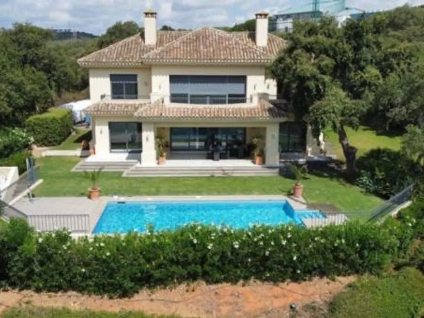 Vista aerea - Newly Built Villa with Pool in Sotogrande Alto