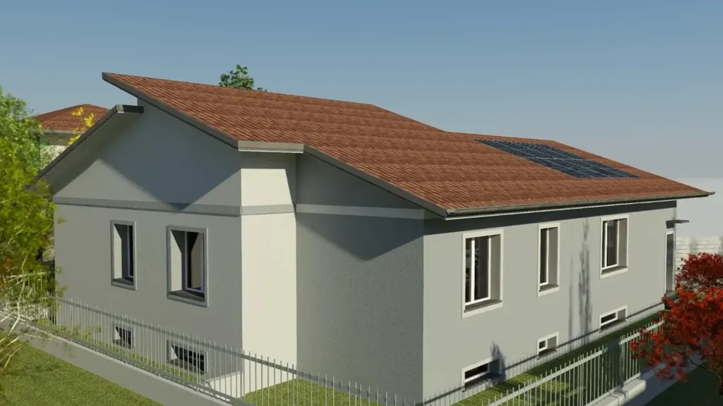 Rustic-Style Semi-Detached Villa with Terrace in Lonate Pozzolo