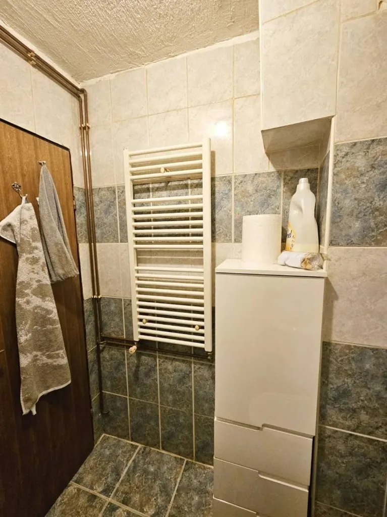 Bathrooms - Two-Bedroom Apartment with Terrace in Stupnik