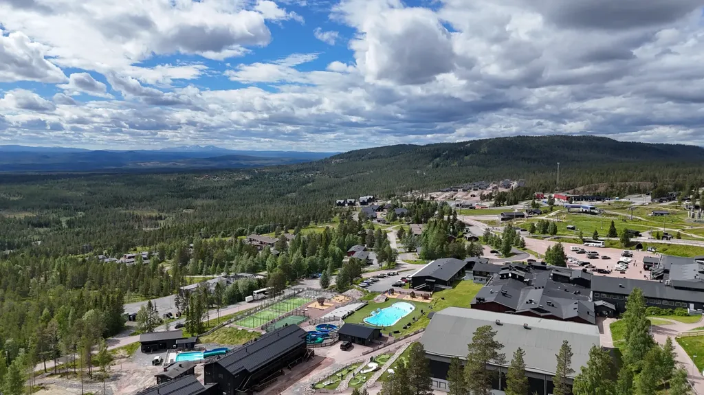 Õhuvaade - Apartment with Ski Storage in Idre Fjäll
