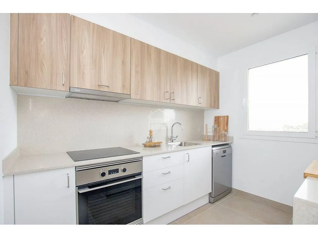 Cuisine - Modern Flat with Balcony and Terrace in Maó