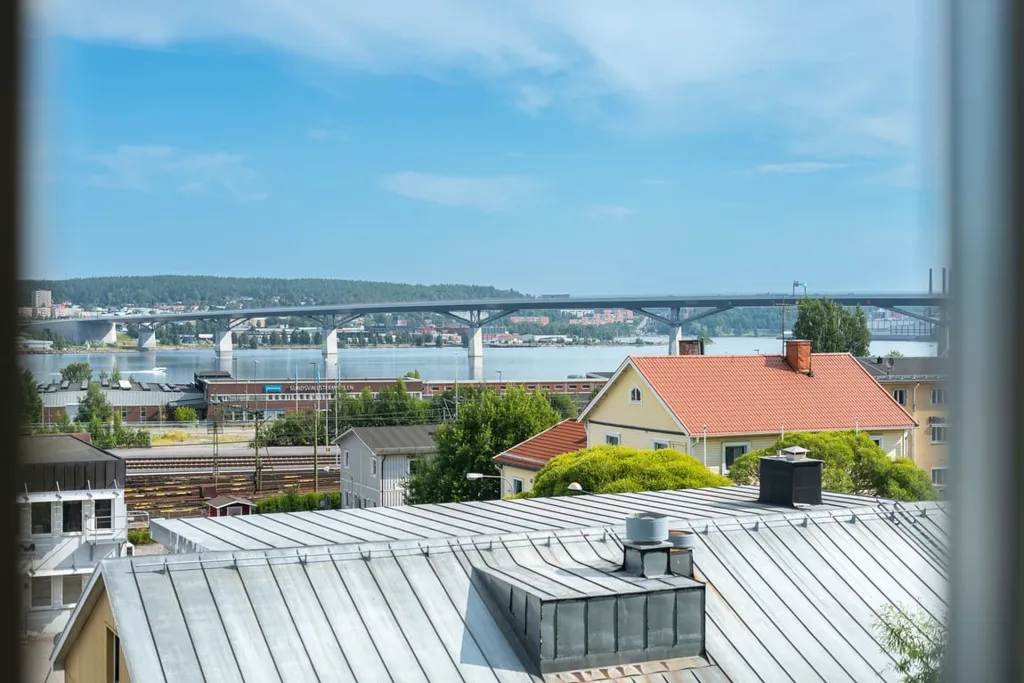 Balcone - Charming Attic Flat with Sundsvall Bridge View