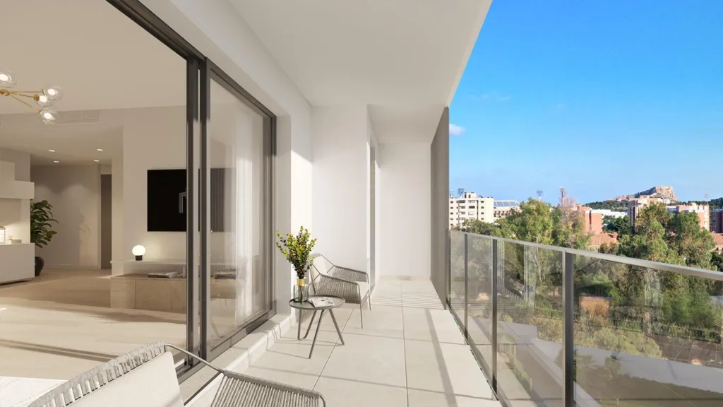 Balcone - Apartment with Pool in San Agustín, Alicante