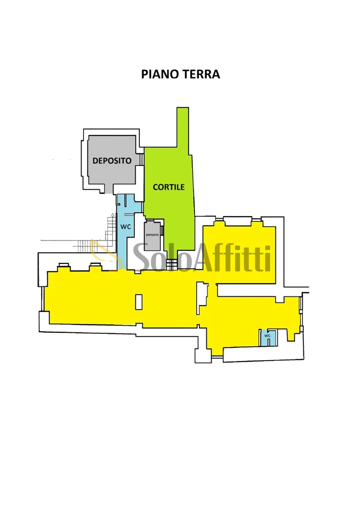 Plan - Commercial Space with Street Frontage in Catanzaro