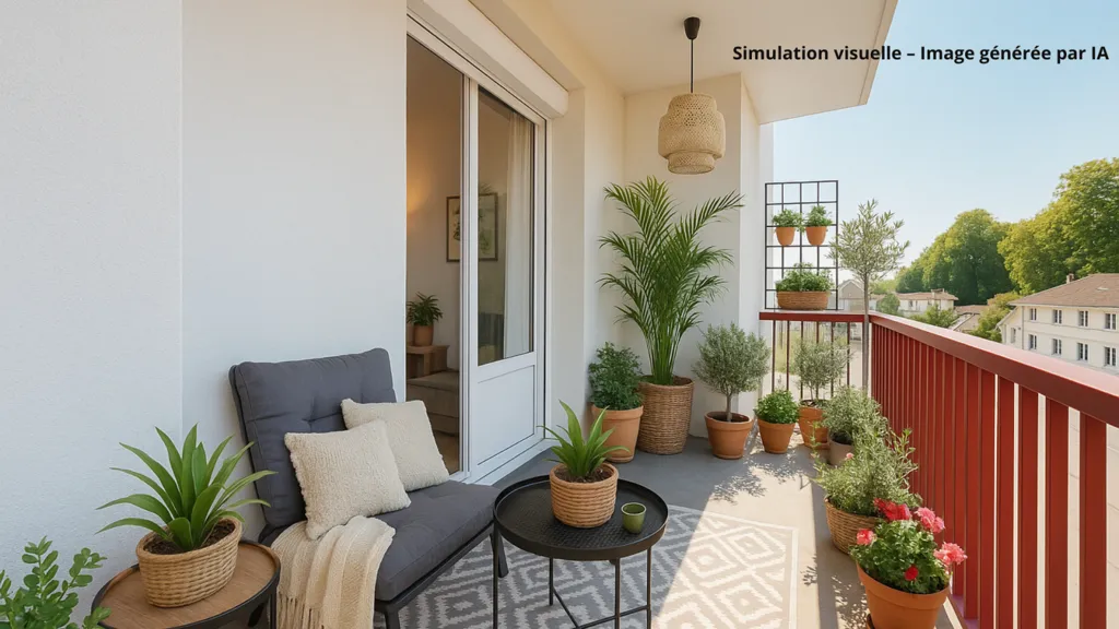 Balcony - T3 Apartment with Balcony in Montbéliard