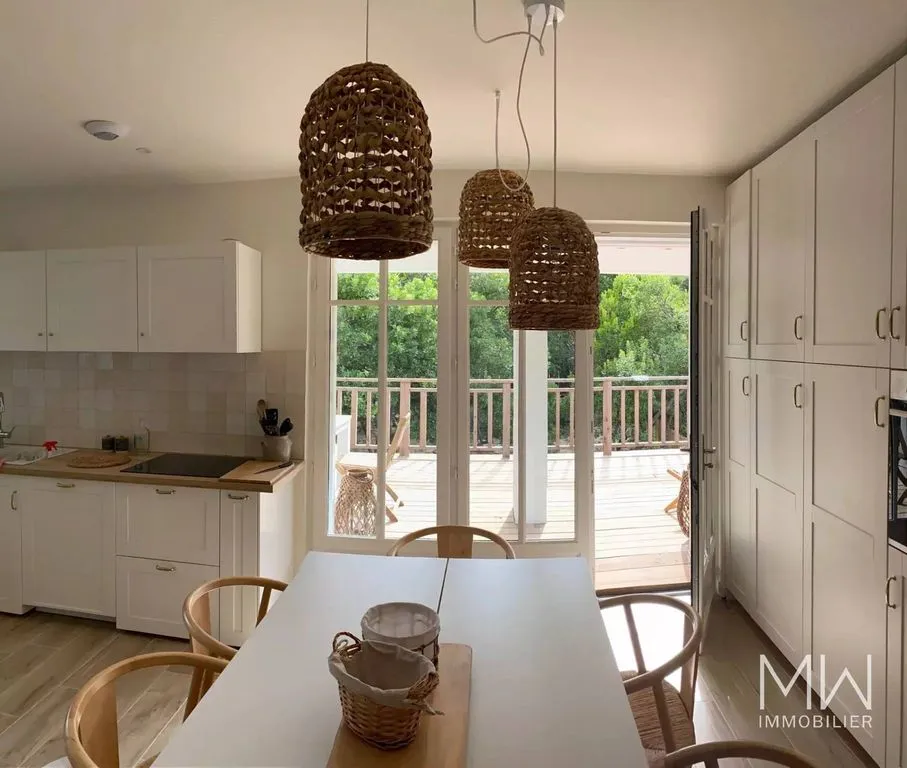 Köök - Luxury Villa with Ocean View in Cap Ferret