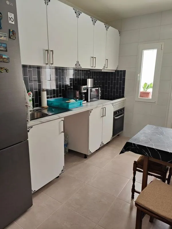 Cuisine - Partially Renovated Flat with Terrace in Corral de Almaguer