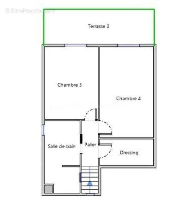 Plaan - Duplex with Terraces in Eyminées