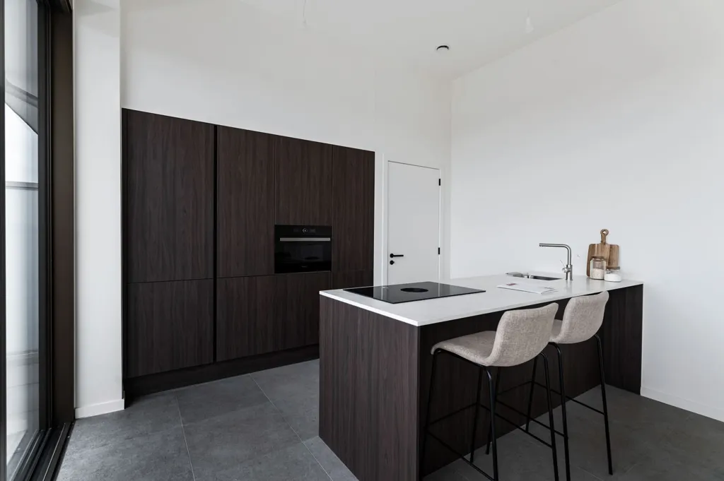 Cuisine - Maison Unifamiliale Contemporaine à Herentals
