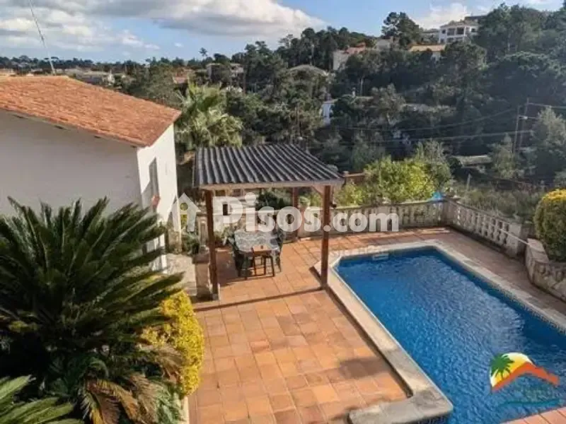 Piscina - Chalet with Pool and Mountain Views in Lloret Blau