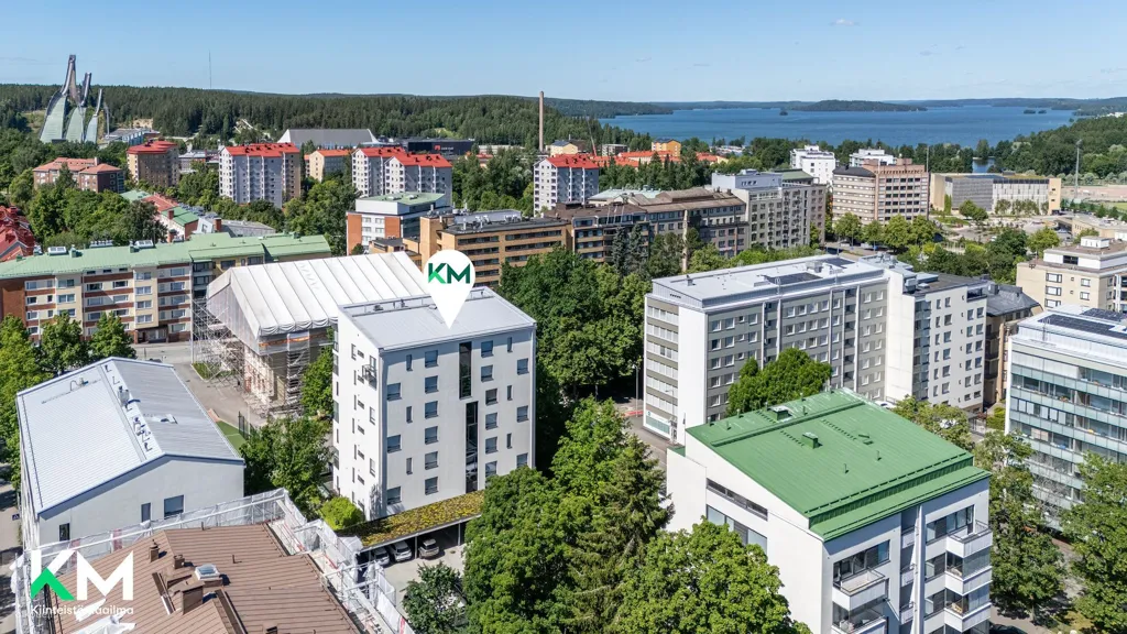 Vista aerea - Modern Flat with Private Sauna in Lahti Centre