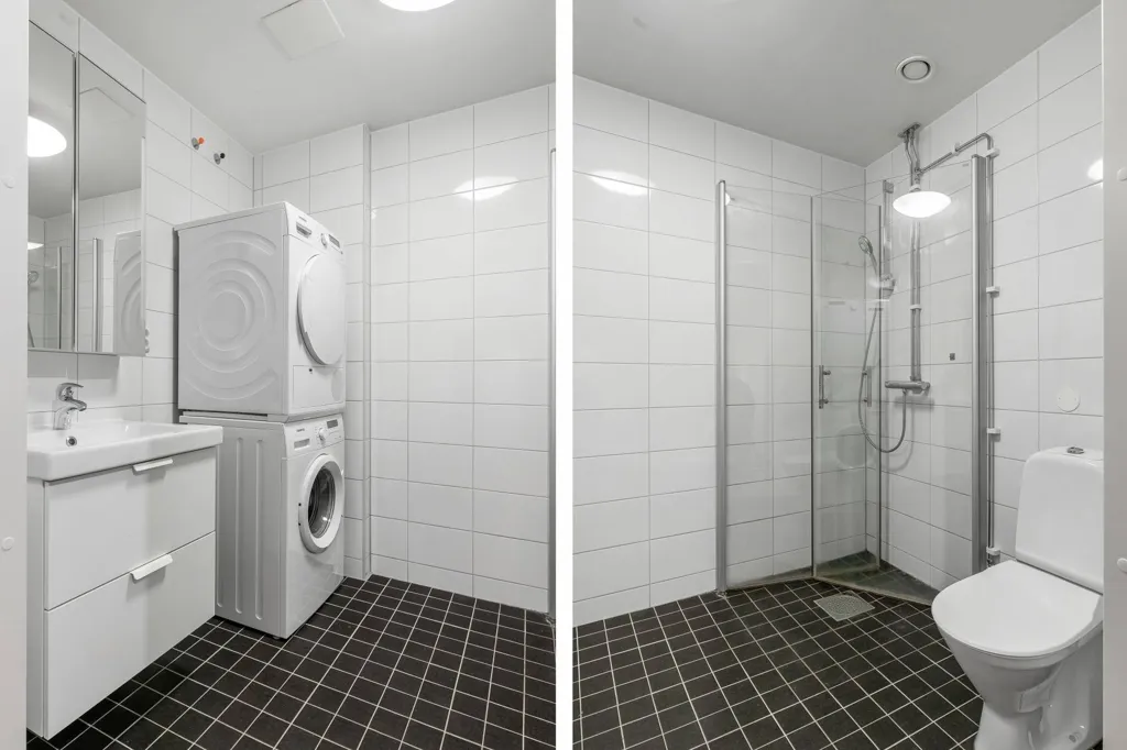 Salles de bain - Modern Flat with Terrace in Ursvik
