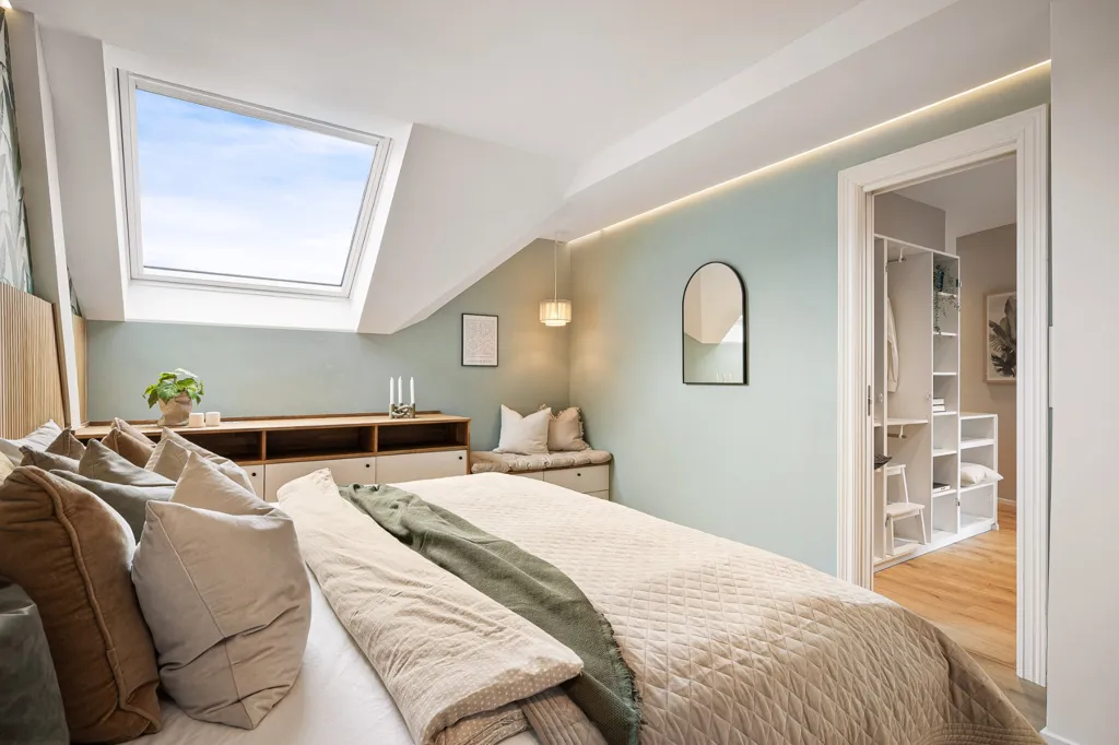Camere da letto - Modernised Penthouse with Balconies in Nygårdshøyden