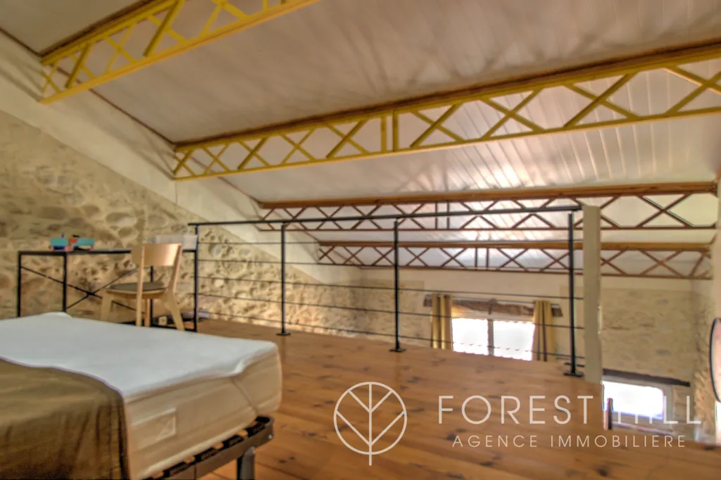 Magamistoad - Stone Loft with Mezzanine in Céret Centre