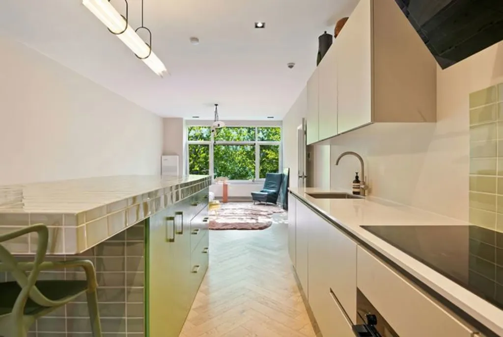 Kitchen - Renovated Apartment with Terrace in Antwerp