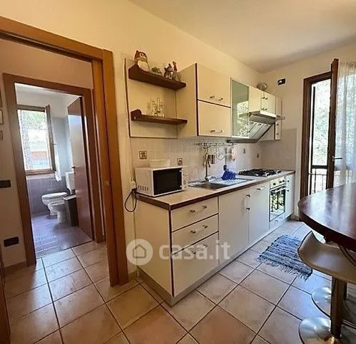 Kitchen - Trilocale with Terrace in Cervia