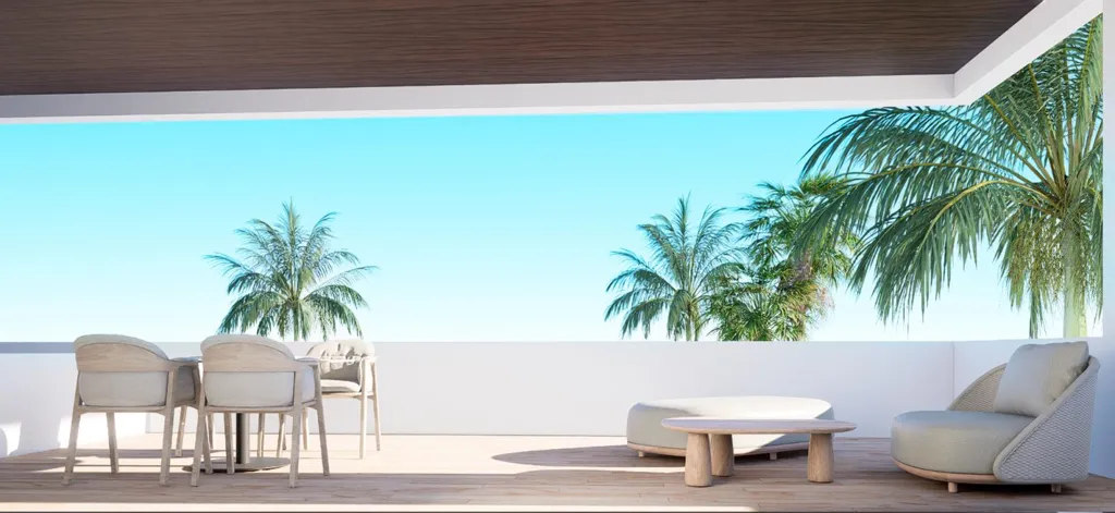 Terrasse - 2-Bedroom Apartment with Pool in Finestrat