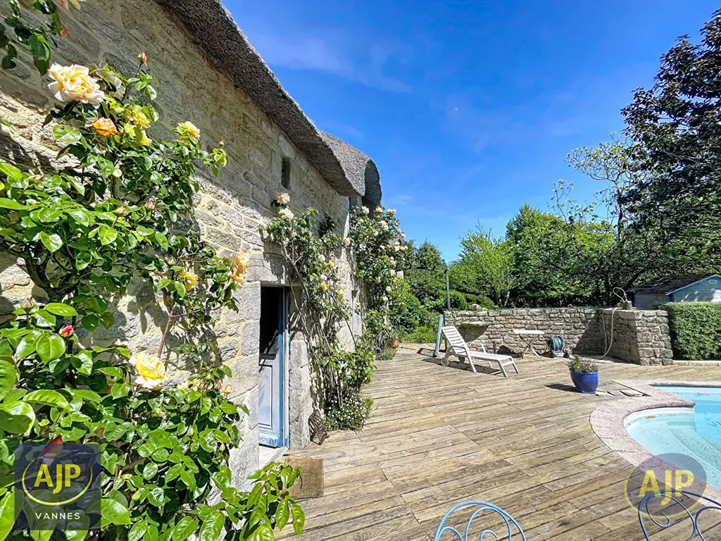 Piscine - Longère en Pierre avec Piscine près de Vannes
