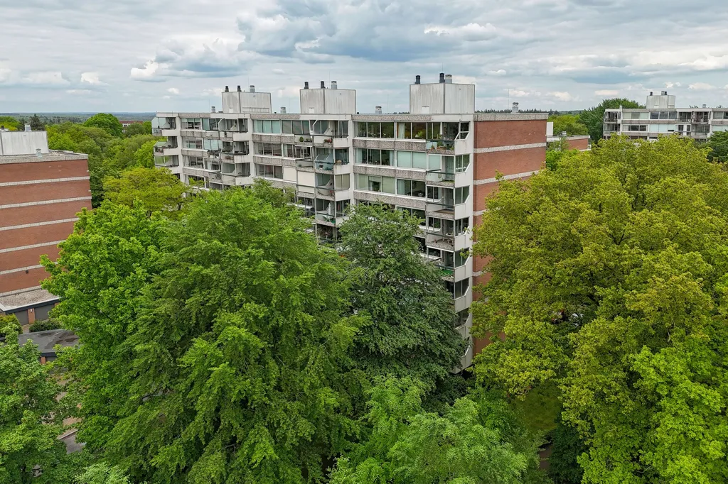 Õhuvaade - Corner Flat with Garden View in Doorwerth
