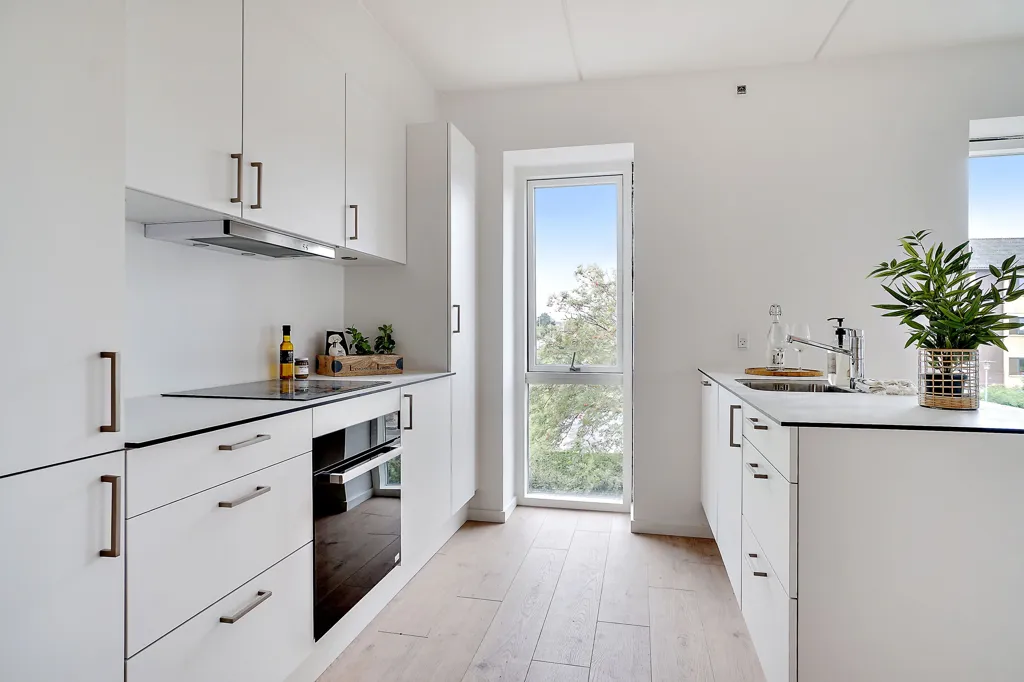 Cocina - Three-Room Apartment with Balcony in Frederikssund
