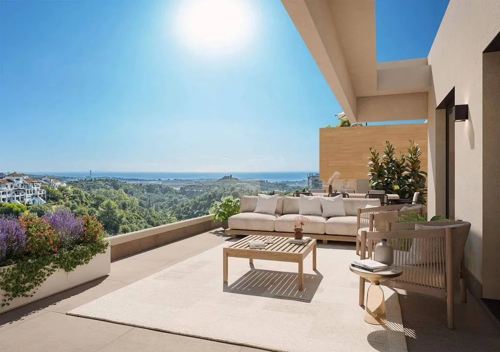 Terrasse - Luxury Flat with Sea View in Marbella
