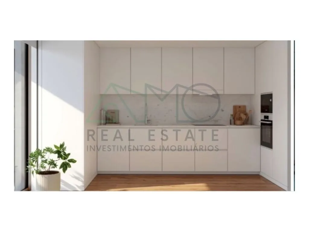Cuisine - Minimalist House with Open Space in Vila Nova de Gaia