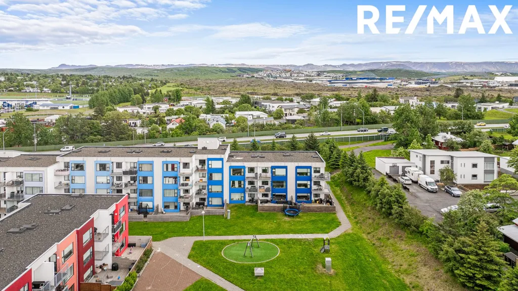 Vue aérienne - Apartment with Lift in Garðabær