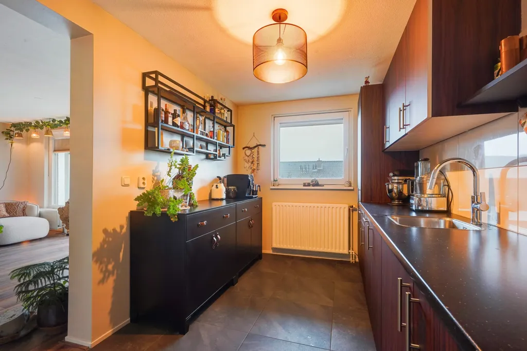 Köök - Apartment with Sea View in Scheveningen