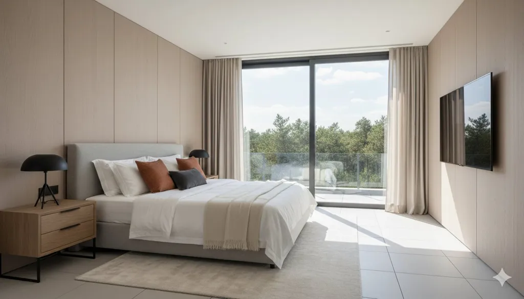Camere da letto - Contemporary 4-Bed Flat with Terrace in Cournonterral