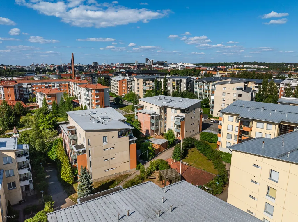 Vista aerea - Spacious 2-Bedroom Apartment with Sauna in Hatanpää