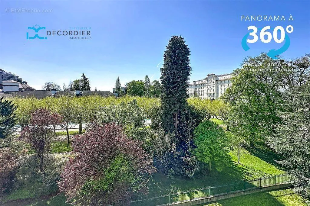 Jardin - Appartement Traversant avec Vue Lac à Thonon-les-Bains