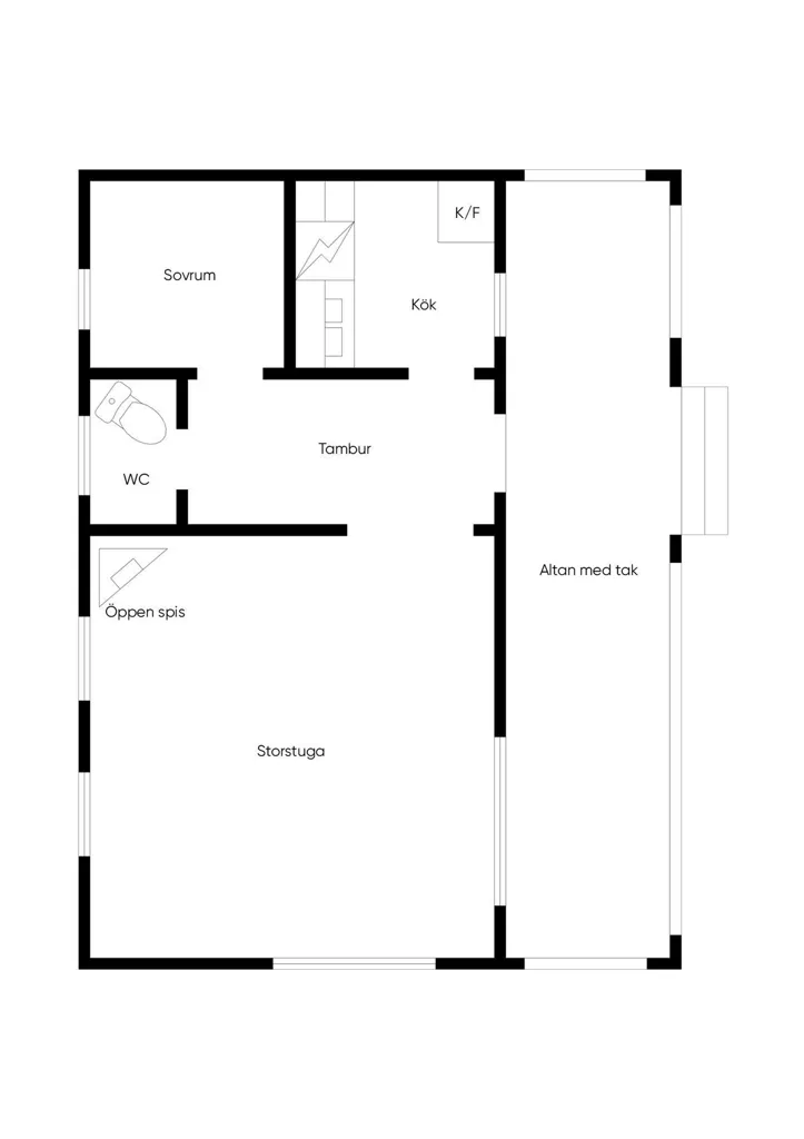 Plan - Villa with Sea View in Bastuviken, Blacke