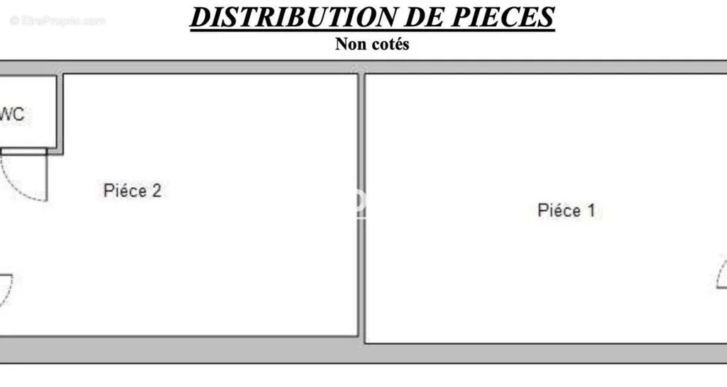 Floor Plan - Commercial Unit on Rue Henri Barbusse, Avignon