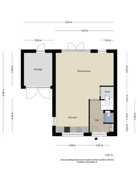 Planimetria - Eco-Friendly 2-Under-1-Cap House near Enschede Centre