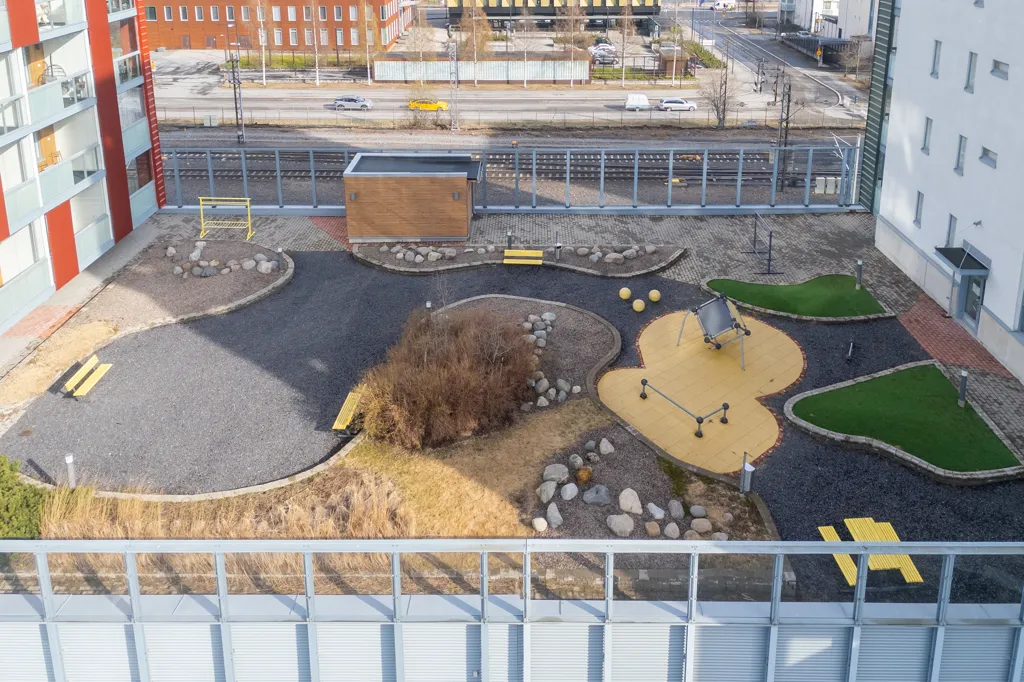 Õhuvaade - City Centre Flat with Balcony in Oulu