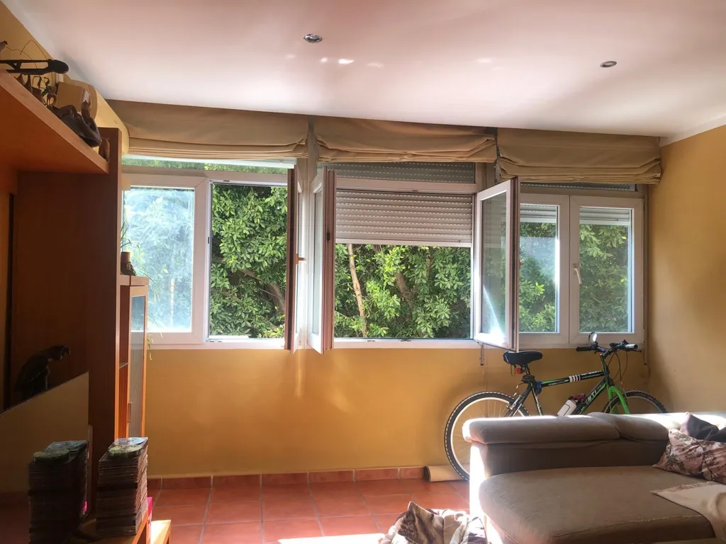 Living Room - Spacious Corner Flat with Terrace in Huelin