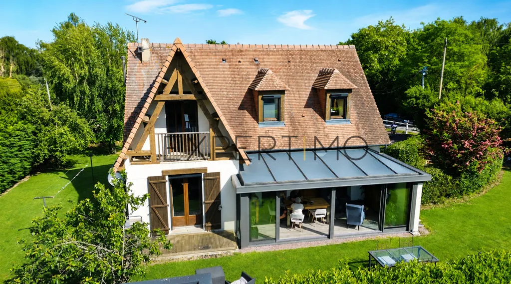 Aerial - Cottage with Balcony near Caen