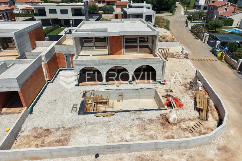 Õhuvaade - Semi-Detached Villa with Pool in Poreč