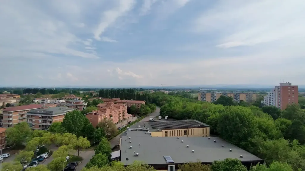 Vue aérienne - Spacious Apartment with Balcony in Modena