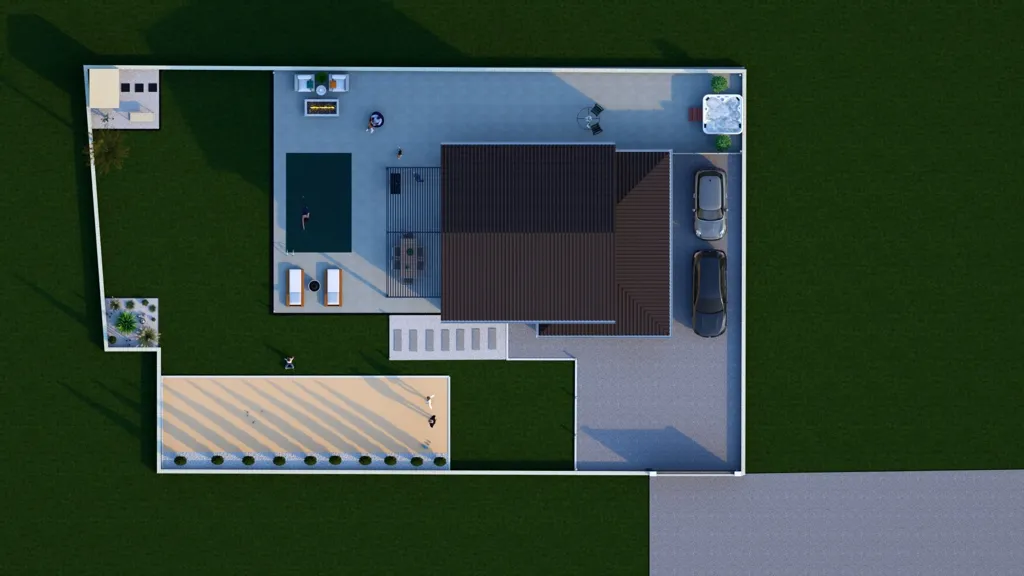 Maison Contemporaine avec Grand Terrain à Solaize
