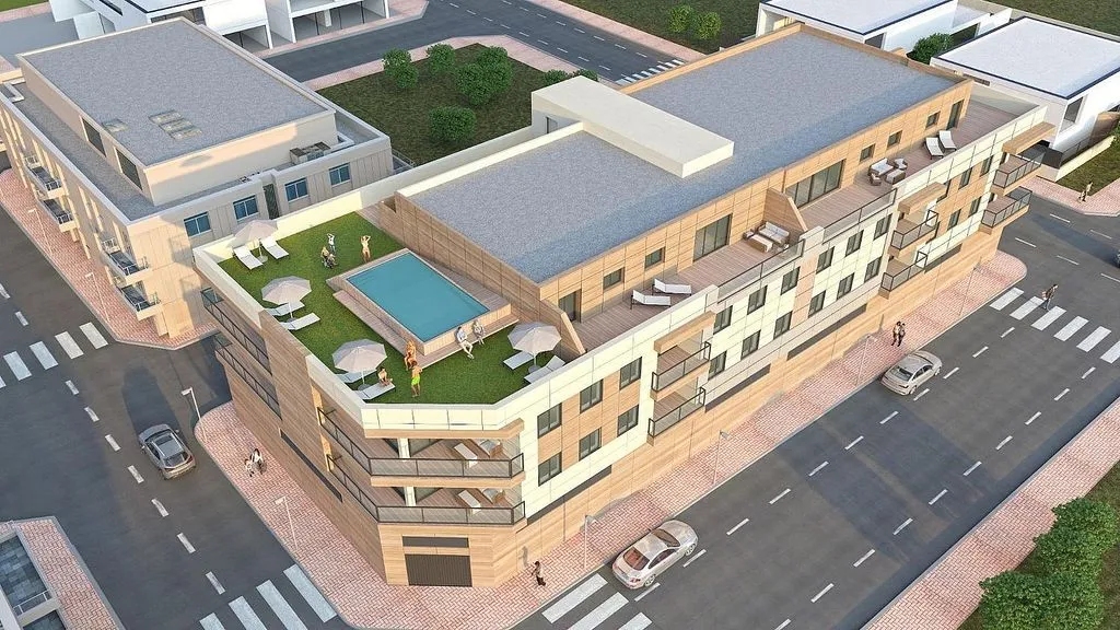 Apartment with Terrace and Pool in Águilas