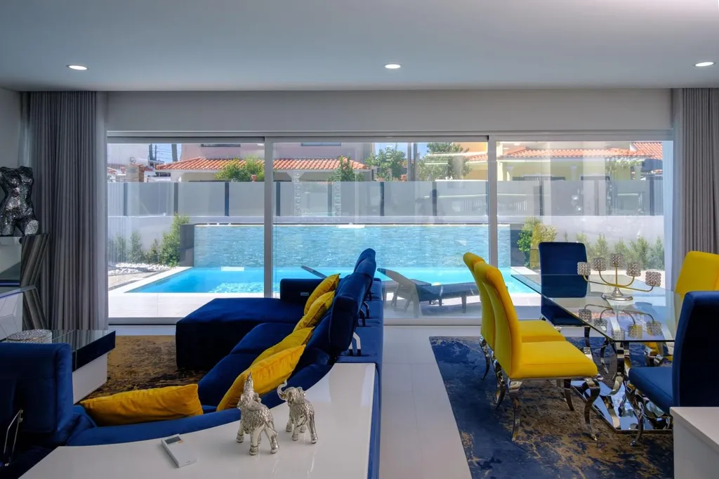 Séjour - Contemporary Villa with Pool in Aroeira, Almada