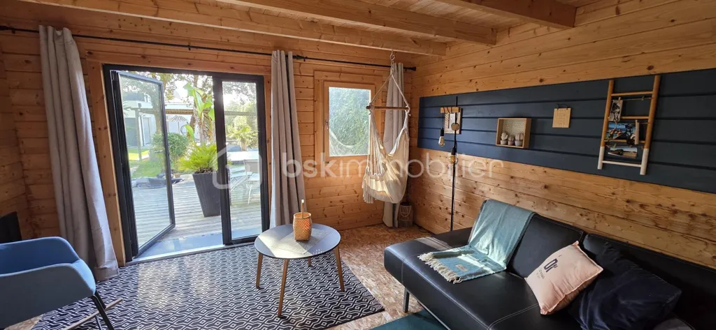 Séjour - Maison Contemporaine avec Jacuzzi au Calme à La Baule