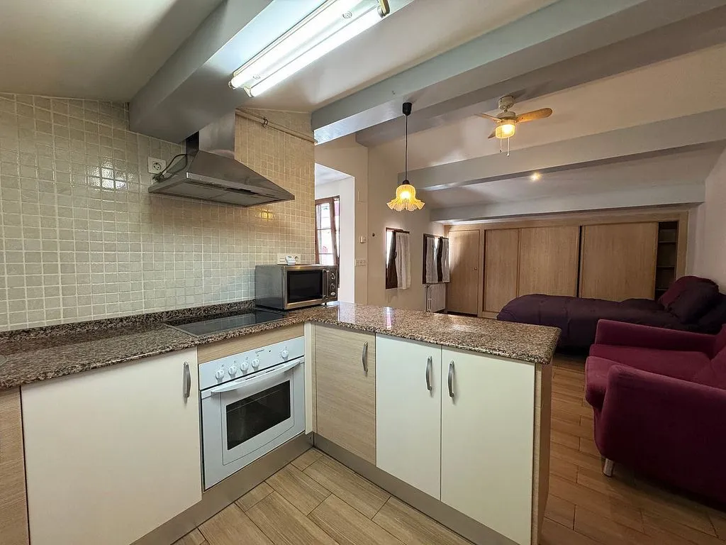 Kitchen - Loft with Sea View in Gijón Centre